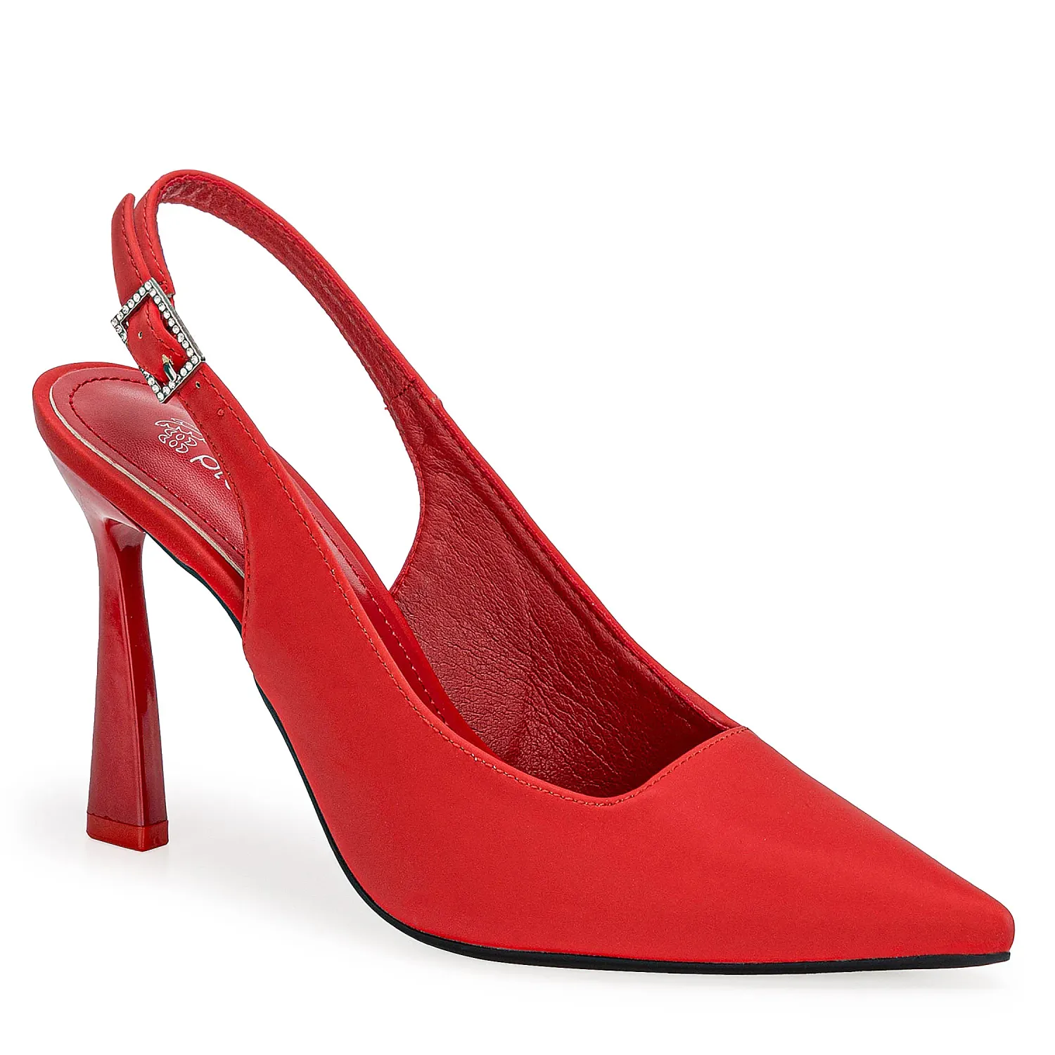 Calzado Platanitos Vestir Dama Cv Dollie color rojo | Platanitos