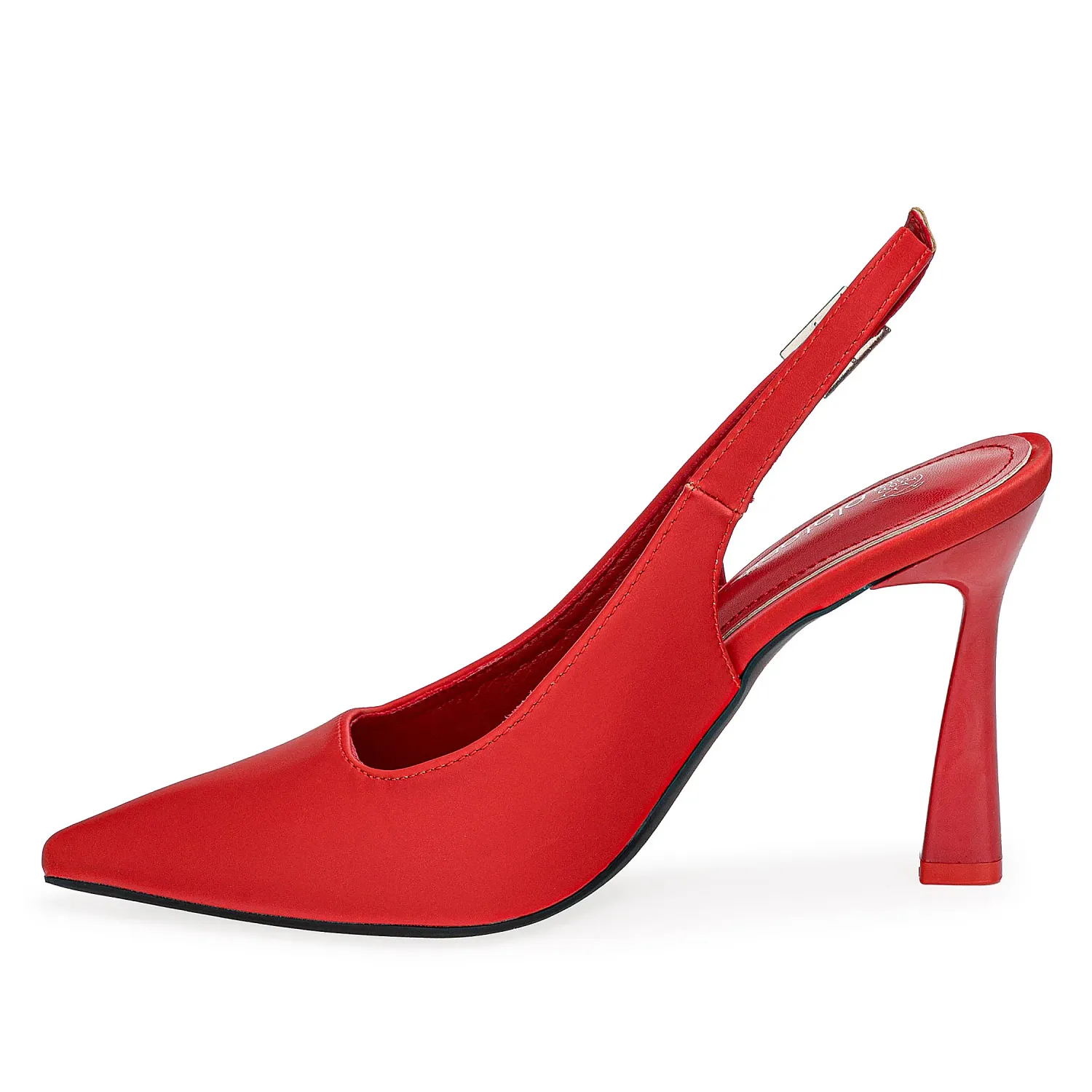 Calzado Platanitos Vestir Dama Cv Dollie color rojo | Platanitos