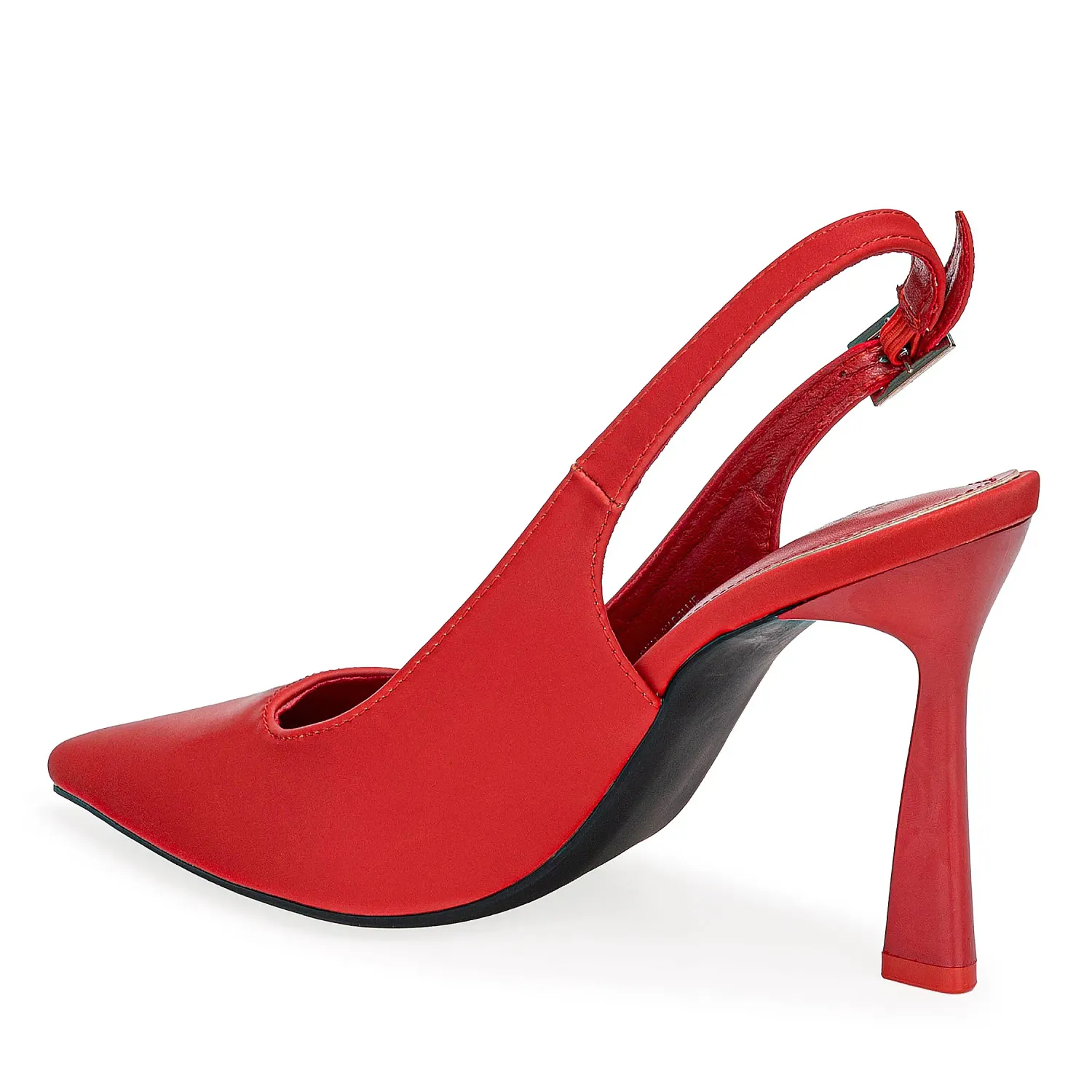 Calzado Platanitos Vestir Dama Cv Dollie color rojo | Platanitos