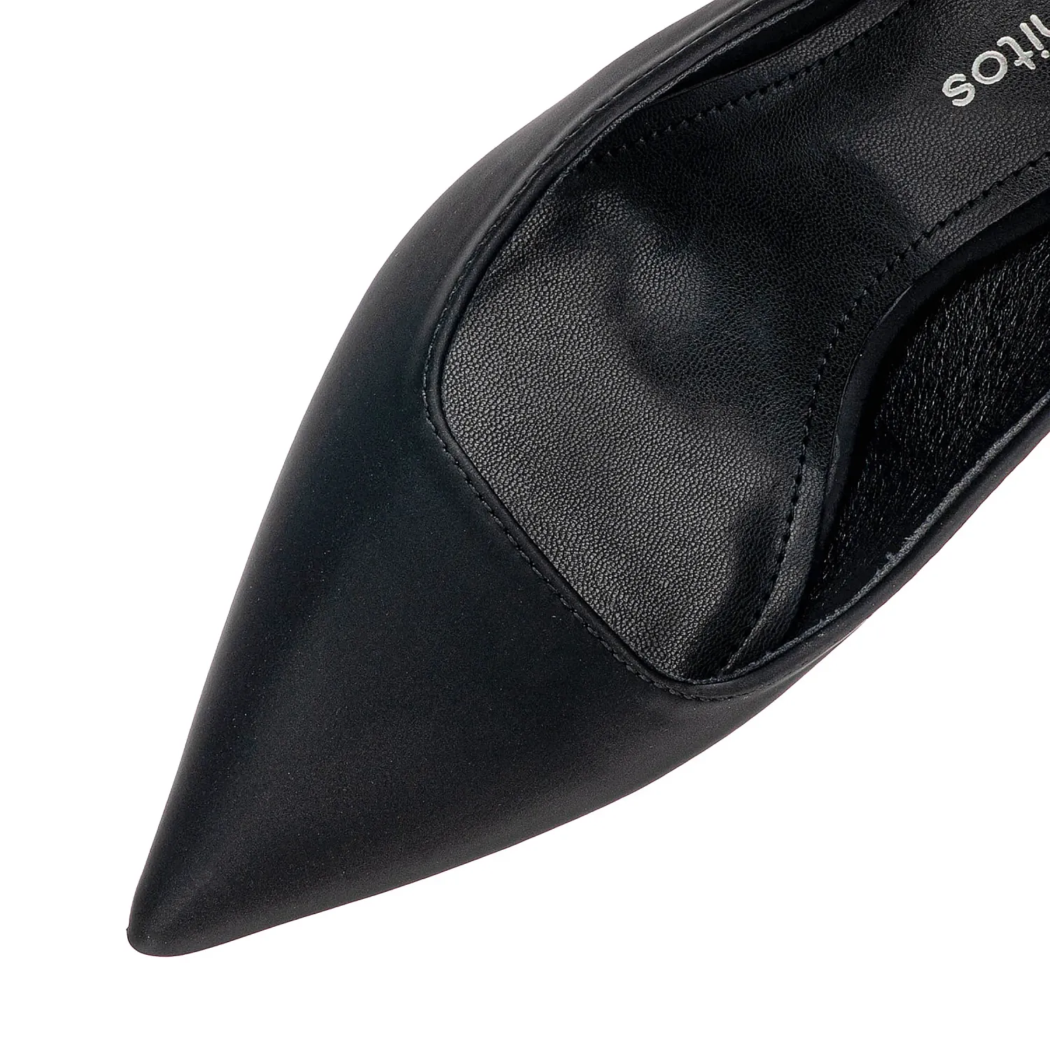 Calzado Platanitos Vestir Dama Cv Dollie color negro | Platanitos