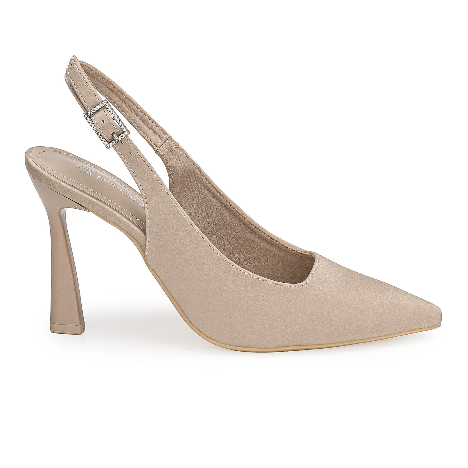 Calzado Platanitos Vestir Dama Cv Dollie color piel | Platanitos