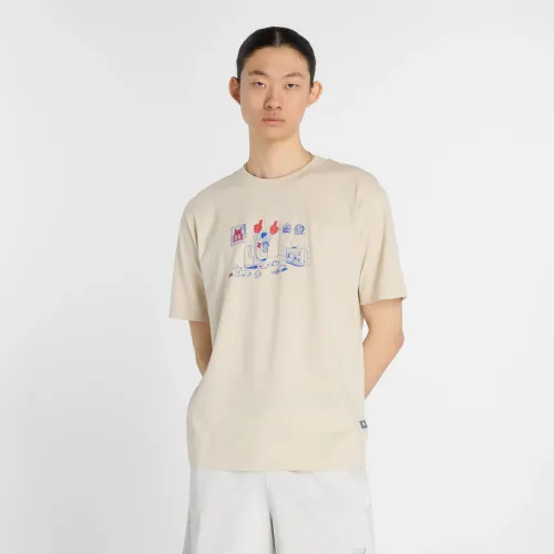New Balance Beige de Hombre modelo Polo Lifestyke Hombre Newbie Fan beiges hombre 2025101623161981993