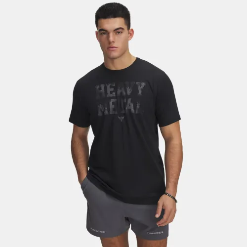 Hombre Under Armour Negro Polo Sportstyle Hombre Project Rock Metal
