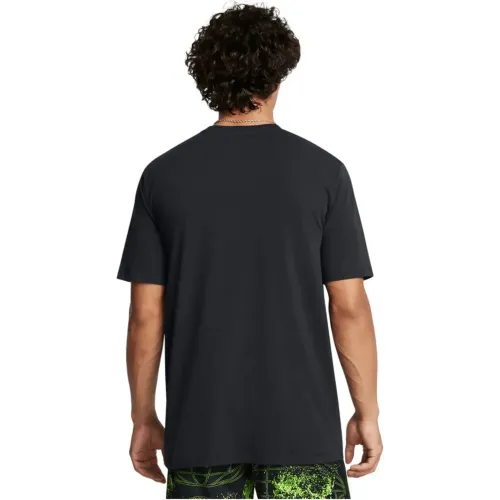 Under Armour Polo Basquet Hombre Curry Logo Trend