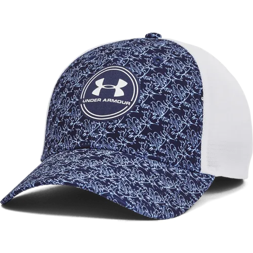 Hombre Under Armour Azul Gorra Golf Hombre Iso-Chill Driver Mesh Adj