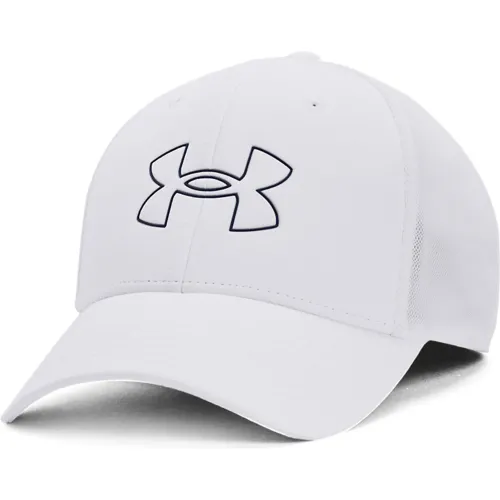 Hombre Under Armour Blanco Gorra Golf Hombre Iso-Chill Driver Mesh Adj