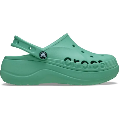 Mujer CROCS Verde Zuecos Mujer Baya Platform Clog W