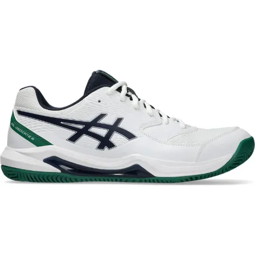 Zapatillas Asics De Tenis Hombre Gel-Dedicate 8 Clay color blanco | Platanitos