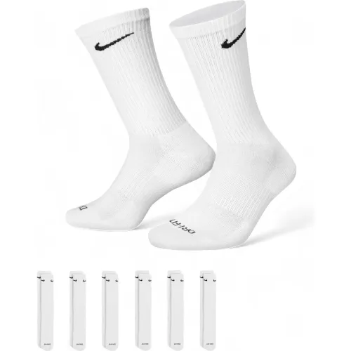 Hombre Mujer Nike Blanco Medias Largas Training Unisex Everyday Plus Cushioned Crew -  Pares