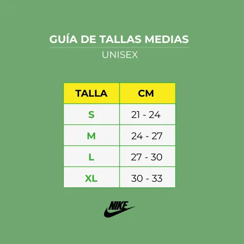 Nike Medias Largas Sportswear Unisex Everyday Essential - 3 Pares