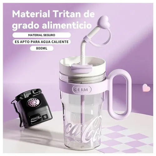 GERM Vaso Térmico Tritan Coca Cola - 800ml 27 Oz