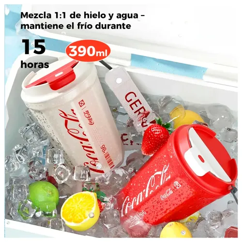 GERM Termo Rombo Coca Cola - 390ml Acero Inoxidable