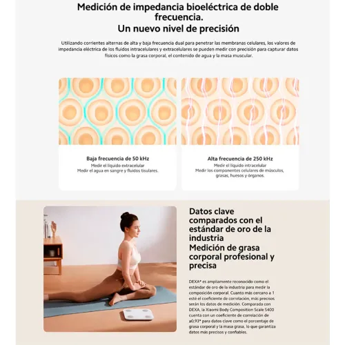 XIAOMI Balanza Digital Inteligente Xiaomi Body Composition Scale S400
