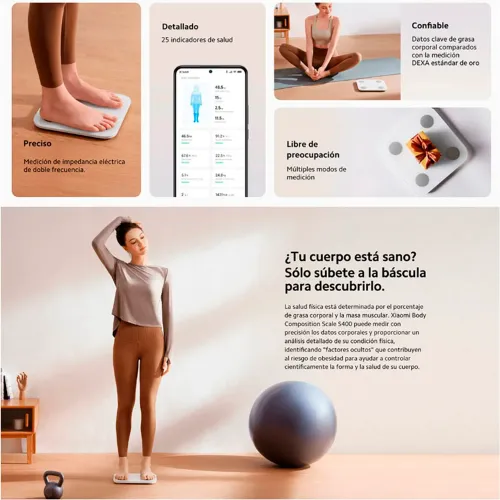XIAOMI Balanza Digital Inteligente Xiaomi Body Composition Scale S400