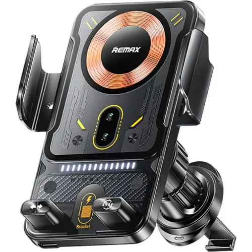 REMAX Negro modelo Cargador Inalámbrico Rm-C27, 15w Wireless Car Holder negros 2025102017475467260  