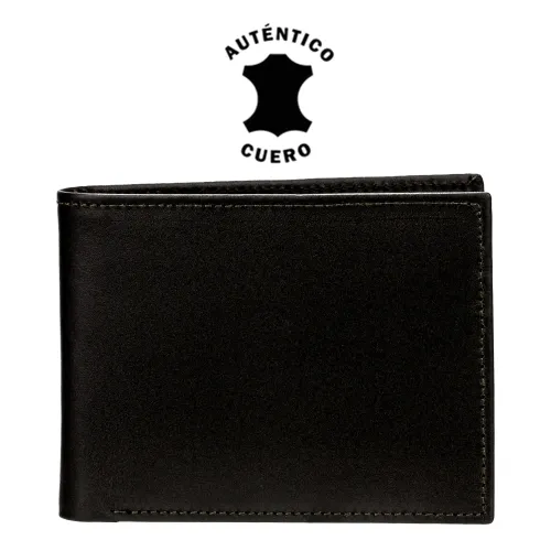 Billetera Limoni Caballero Luis color negro | Platanitos