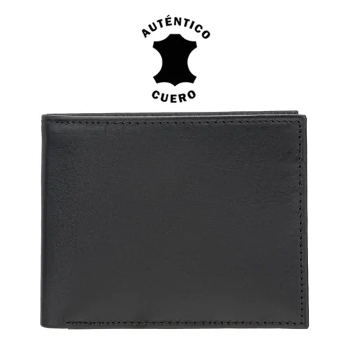 Billetera Limoni Caballero Edmundo color negro | Platanitos