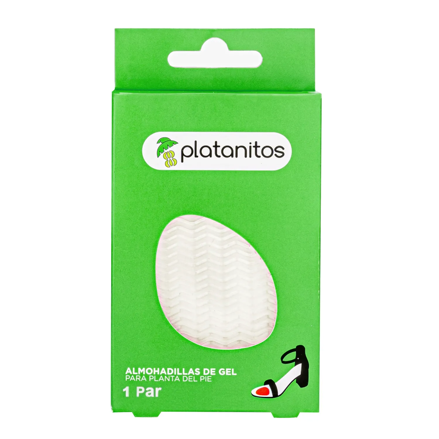 Almohadilla Platanitos Gel color transparente | Platanitos