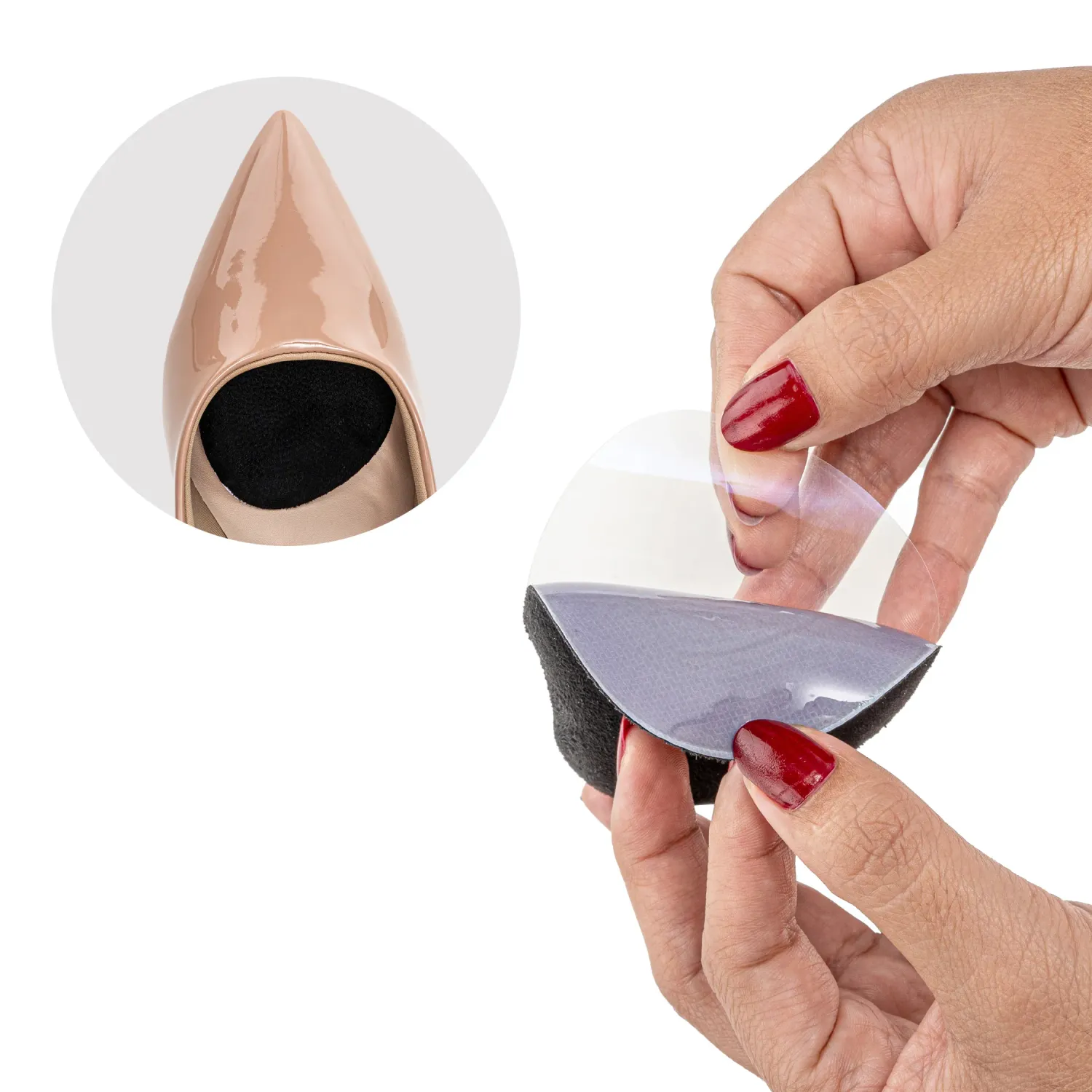 Almohadilla Platanitos Gel Textil color negro | Platanitos