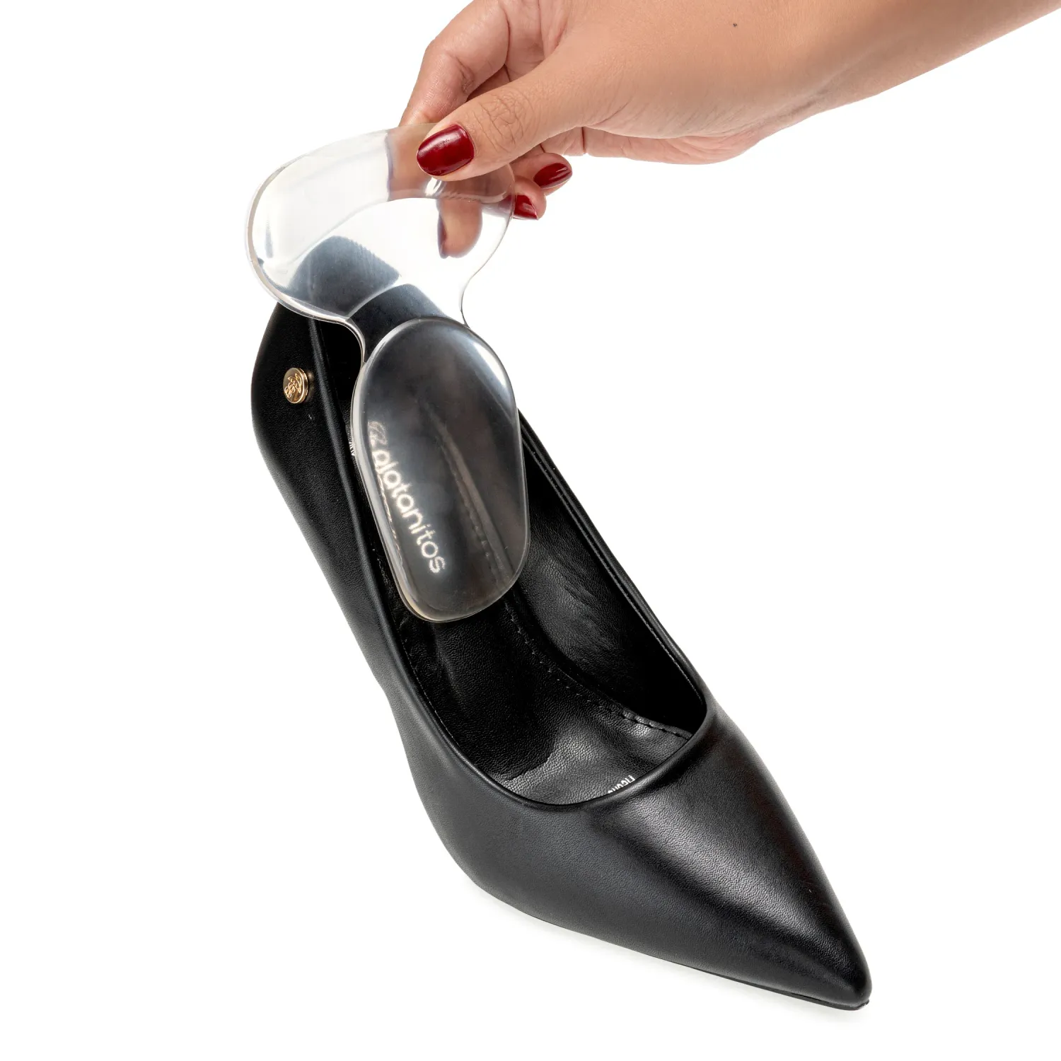 Almohadilla Platanitos Gel Protector De Talon color transparente | Platanitos