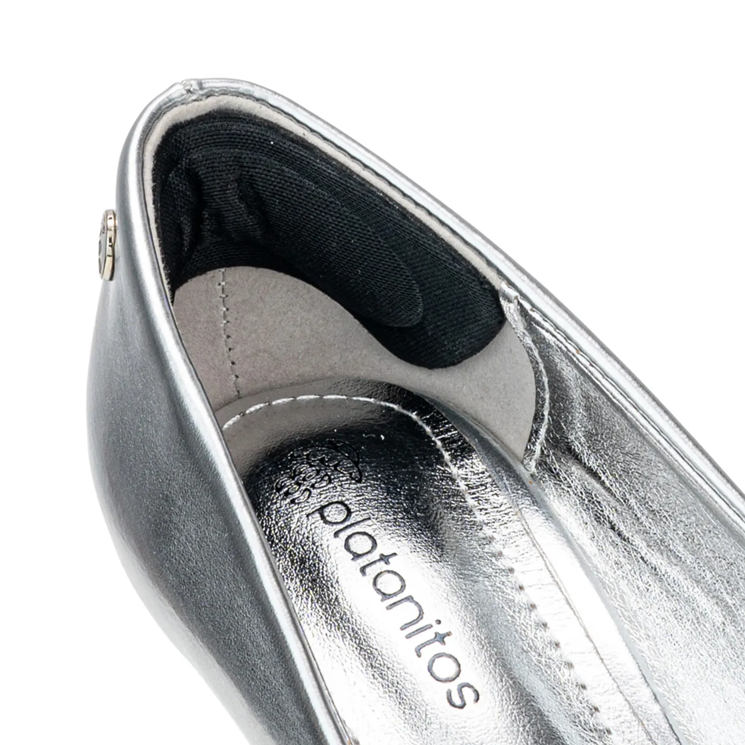 Protector Platanitos Lineal Textil Para Talon color negro | Platanitos