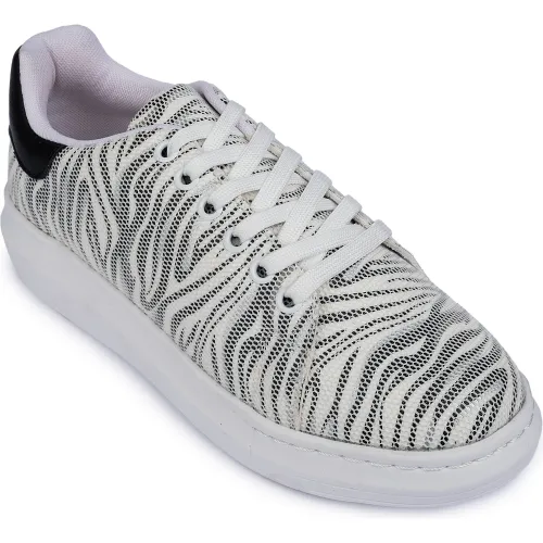 AZAYU Blanco de Mujer modelo Zapatillas Urbanas Mujer Zibra 2.0 blancos negros mujer 2025102115180699974 Sintético - textil Sintético