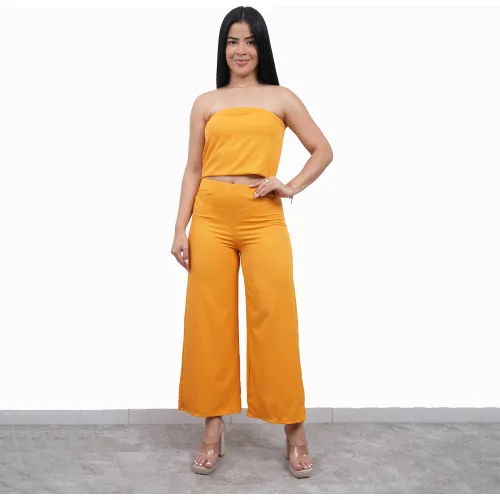 AZAYU Amarillo de Mujer modelo Pantalón Mujer Mitsu Palazo amarillos mujer 2025102115180700047