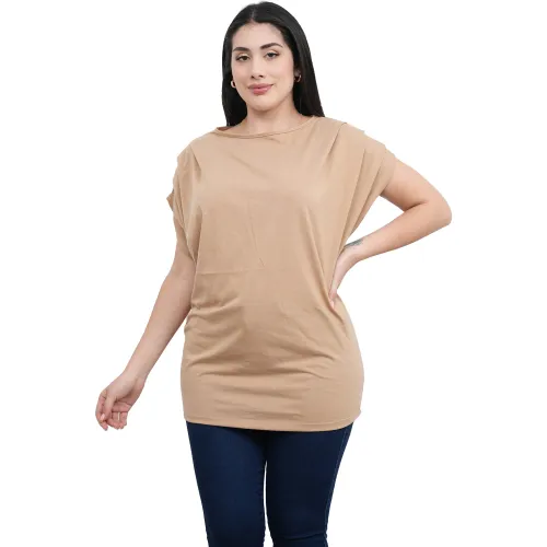 AZAYU Polo Manga Corta Mujer Mitzy Oversize