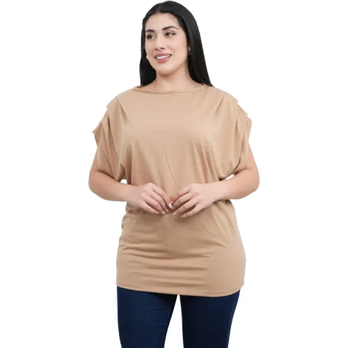 AZAYU Polo Manga Corta Mujer Mitzy Oversize