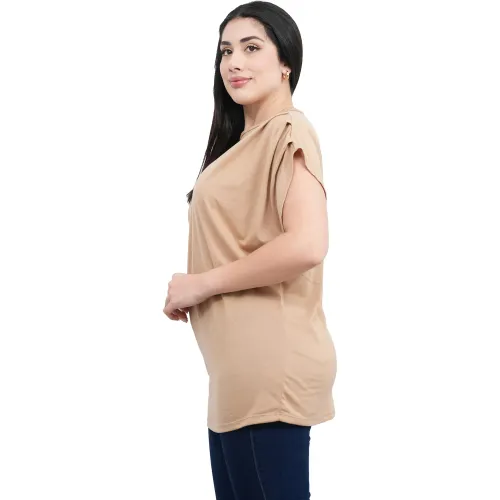 AZAYU Polo Manga Corta Mujer Mitzy Oversize