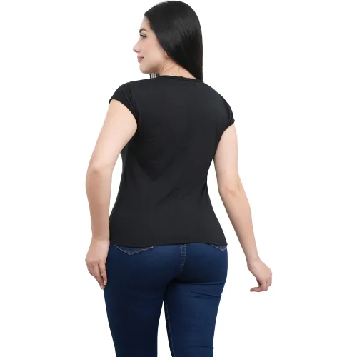 AZAYU Polo Manga Corta Mujer Maru Oversize
