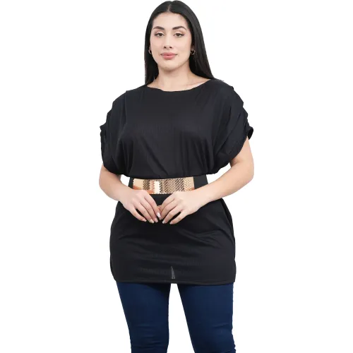 AZAYU Polo Manga Corta Mujer Masha Oversize