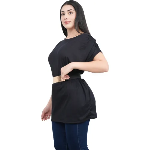AZAYU Polo Manga Corta Mujer Masha Oversize