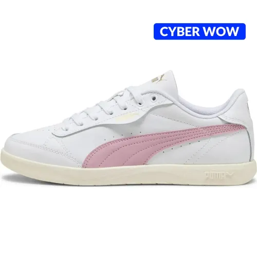 Zapatillas Puma Urbanas Mujer Vikky Star color blanco | Platanitos