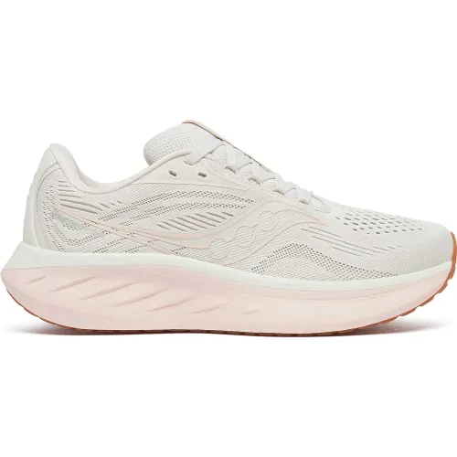 Saucony Beige de Mujer modelo Zapatillas Running Mujer Ride 18 beiges blancos textiles mujer 2025102116442275905 Textil Eva