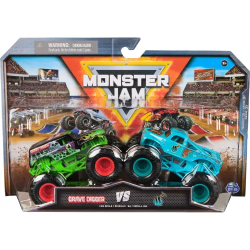 MONSTER JAM Varios modelo Pack X2 Vehiculos Escala 1:64 - Monster Jam varios 2025102116483295532