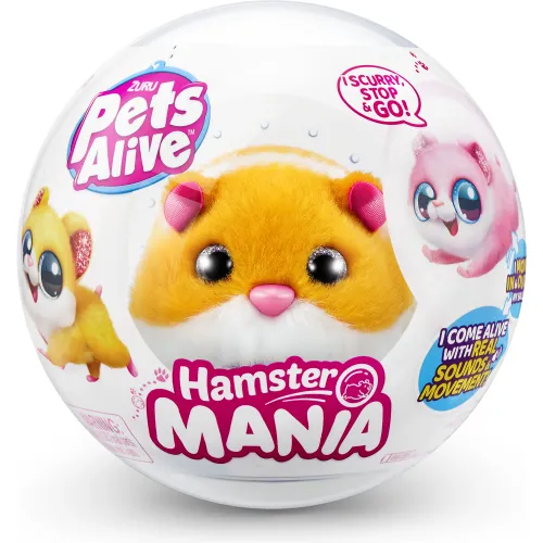 PETS ALIVE Peluche Hamster Interactivo - Pets Alive