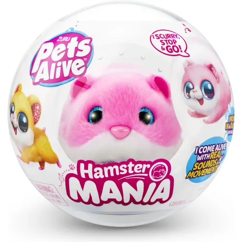 PETS ALIVE Peluche Hamster Interactivo - Pets Alive