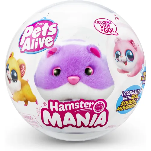 PETS ALIVE Peluche Hamster Interactivo - Pets Alive