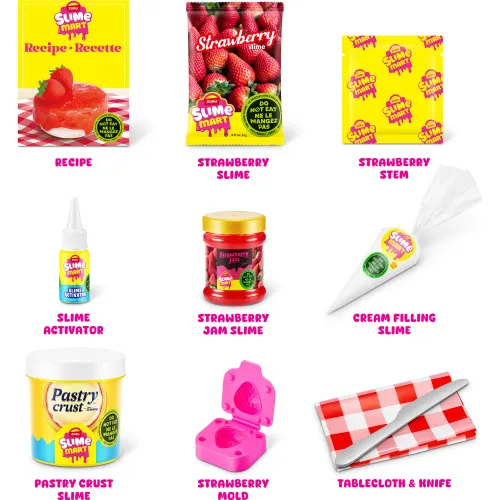 SLIME MART Slime - Set De Juego Cheesecake De Fresa