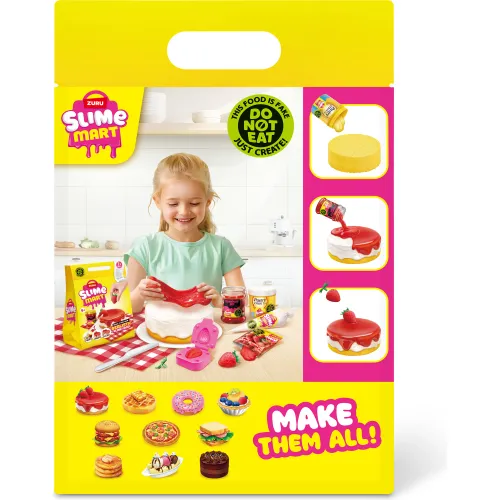 SLIME MART Slime - Set De Juego Cheesecake De Fresa