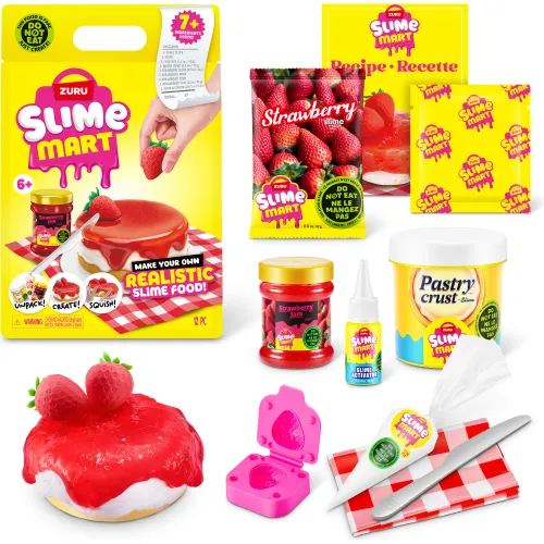SLIME MART Varios Slime - Set De Juego Cheesecake De Fresa