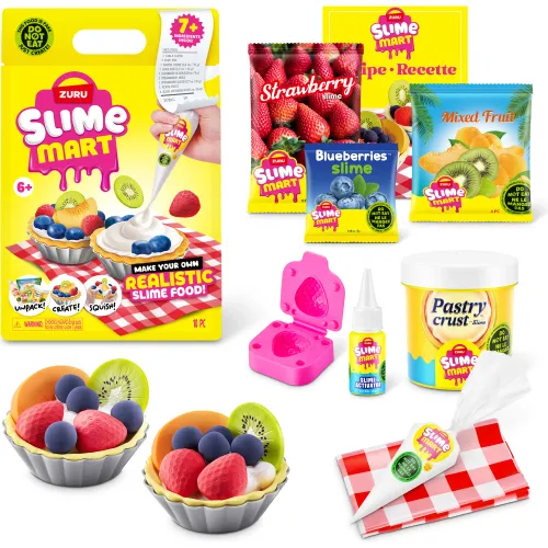 SLIME MART Varios Slime - Set De Juego Tarta De Frutas
