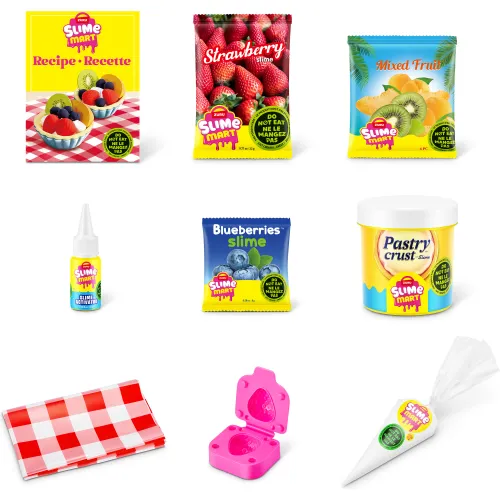 SLIME MART Slime - Set De Juego Tarta De Frutas