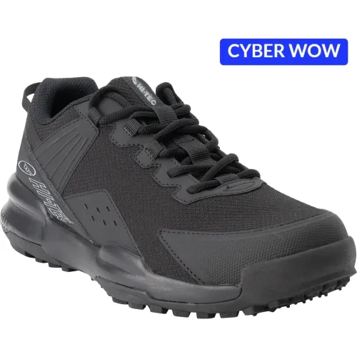 Zapatillas Hi-Tec De Outdoor Hombre Glacier color negro | Platanitos
