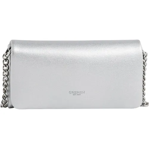 CREPIER Plateado de Mujer modelo Bolso Flap Mujer Kali Chico mujer 2025102213592281089  