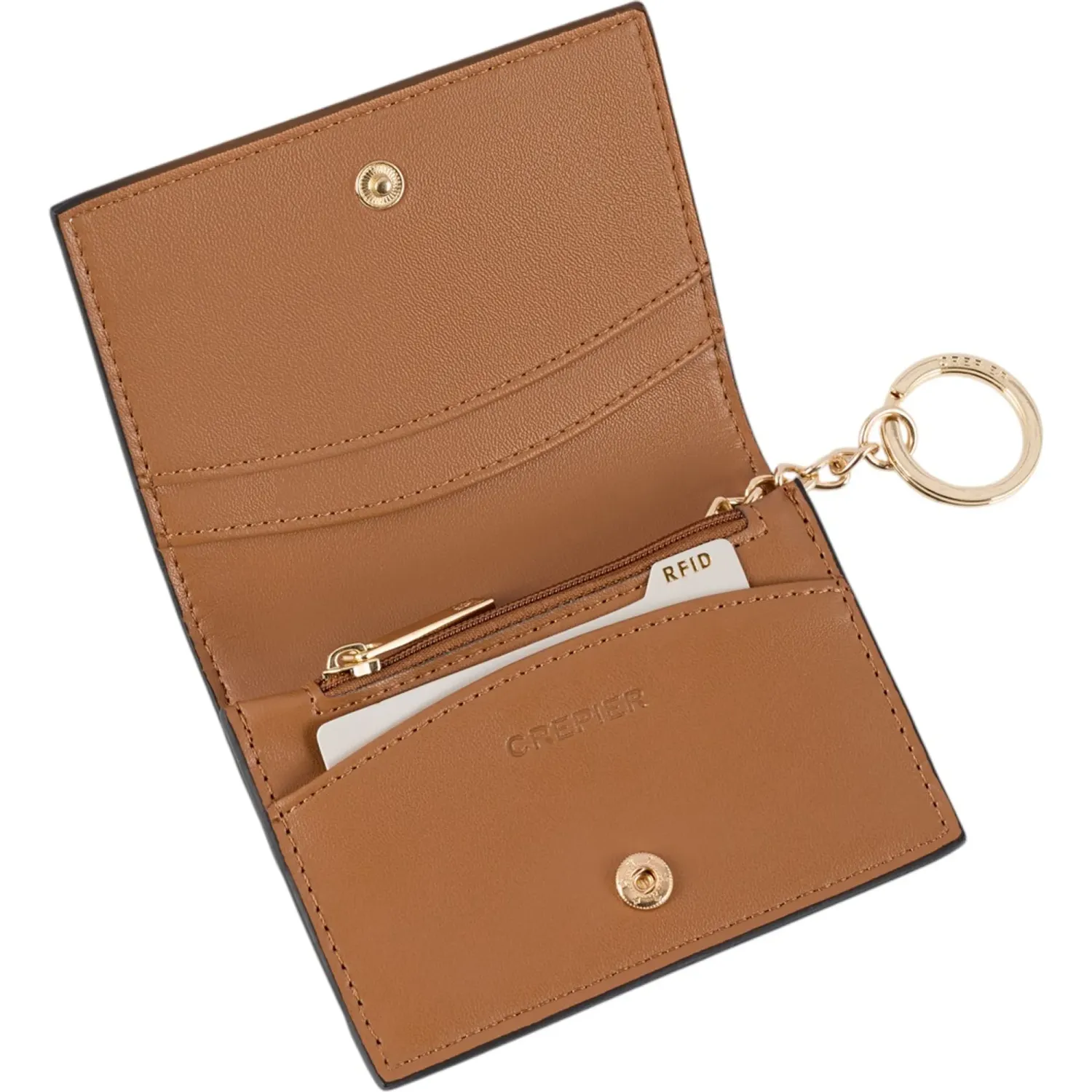 Monedero Crepier Mujer Livia Chico color marron | Platanitos