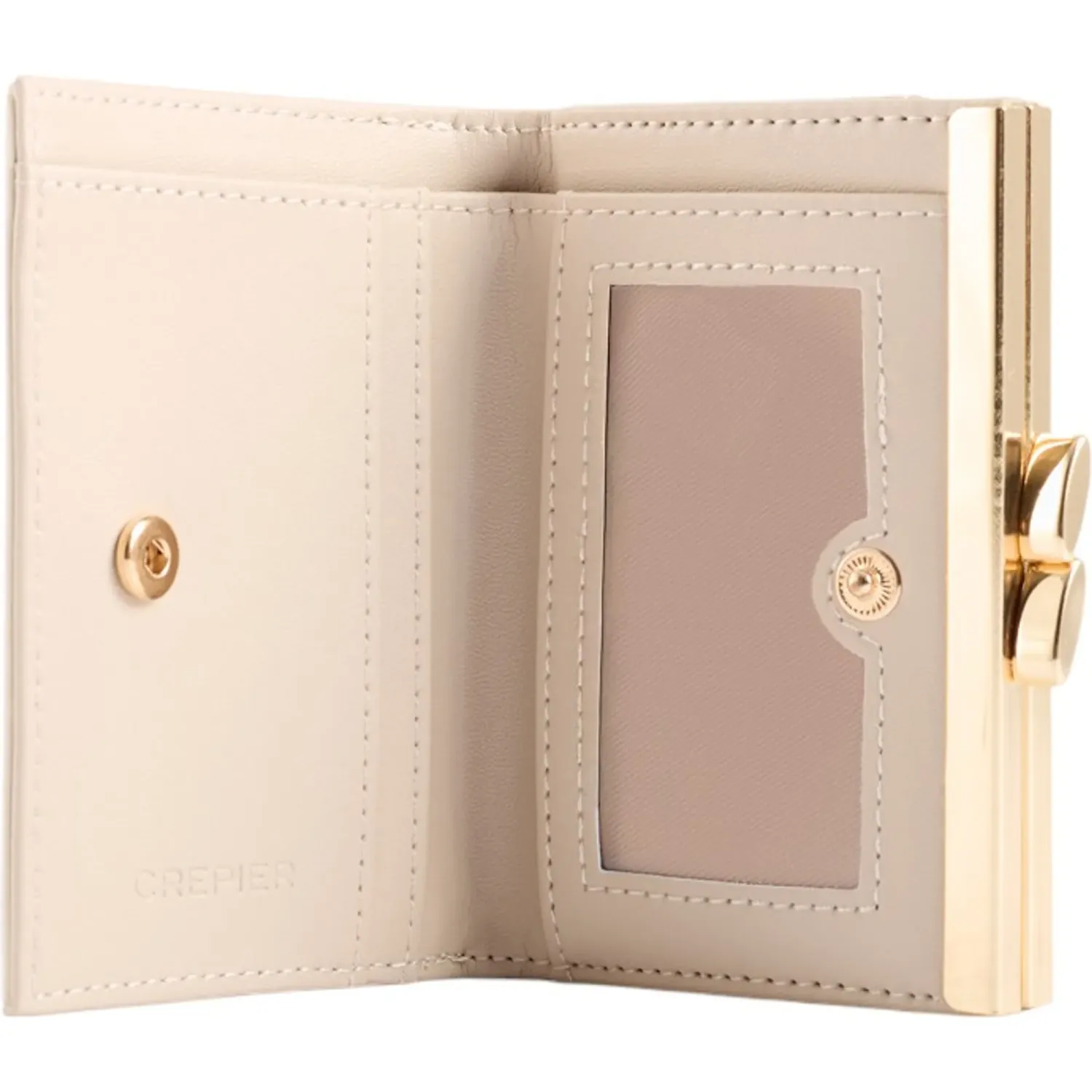 CREPIER Monedero Crepier Mujer Milia Chico color hueso | Platanitos