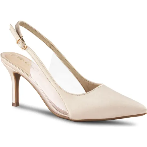 VIA UNO  de Mujer modelo Calzado Vestir Mujer Pn02 champagnes mujer 2025102216522615144 PU Caucho