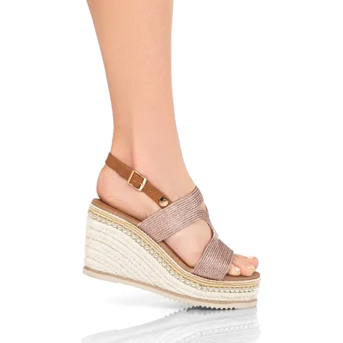 VIA UNO Sandalia Plataforma Mujer 6w9304-5